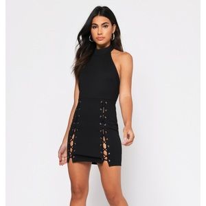 NWT - Tobi Black Halter Bodycon Dress
